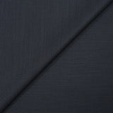 Tissu tailleur laine mélangée fantaisie bleu foncé et noir