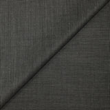 Tissu tailleur laine mélangée fantaisie gris clair fond noir