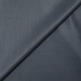 Tissu tailleur laine mélangée sergé bleu fond noir