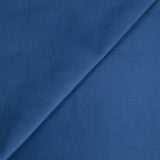 Velours côtelé Lina coton 1 mm bleu denim