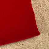 Velours de coton ras rouge
