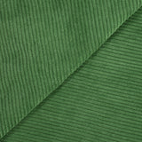 Velours polyester côtelé matcha