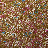 Viscose imprimée fleurs Meryl fond marron