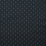 Viscose imprimée rayures en carré et pois fond bleu nuit