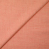 Voile de coton tissé-teint Abbie rayure blanche et orange