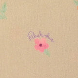Fondo de beige de coloridos pequeñas estampadas de algodón