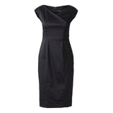 Patron Burda n°6236: Robe à effet croisé