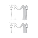 Patron Burda n°6068 : Robe