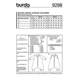 Patron Burda n°9298: Gigoteuse bébé