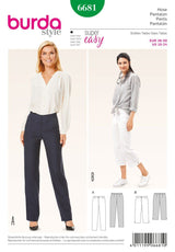 Patron N°6681 Burda : Pantalon intemporel
