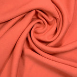 Crêpe viscose Lily orangé saumon