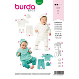 Patron Burda n°9315 Ensemble bébé