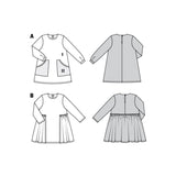 Patron Burda n°9310 Robe enfant