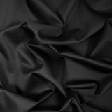 Satin de coton noir