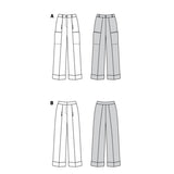 Patron Burda n°6079: Pantalon