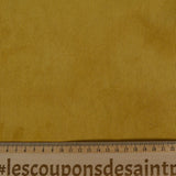 Velours polyester côtelé moutarde