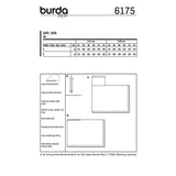 Patron Burda n°6175: Cape en maille femme