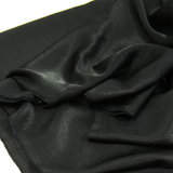 Viscose satinée doupionné noir