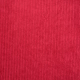 Velours polyester côtelé framboise