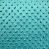 Polaire minky relief turquoise