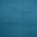 Velours polyester côtelé pétrole