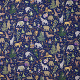 Coton liberty ® Christmas marine au mètre