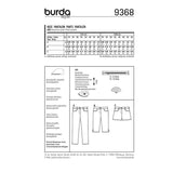 Patron Burda n°9268: Enfant manteau & veste