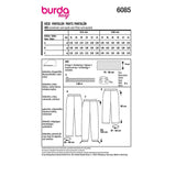 Patron Burda n°6085 : Pantalon