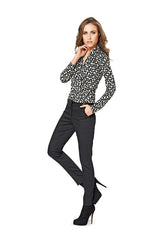 Patron n°6838 : T-shirt manches longues effet drapé
