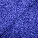 Lainage bouclette bleu violacé