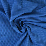 Jersey nid d'abeille bleu turquin