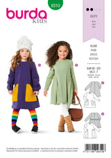 Patron Burda n°9310 Robe enfant