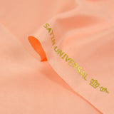 Satin mat toucher soie rose saumon