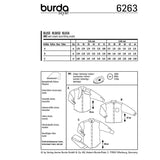 Patron Burda n°6263 Blouse