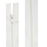 Fermeture nylon non-séparable de 10 à 60 cm blanc
