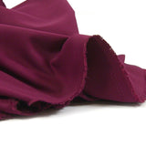 Gabardine polycoton sergé bordeaux