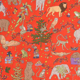 Coton liberty ® Christmas rouge au mètre