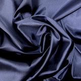 Satin Polyester uni bleu marine