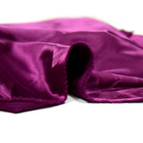 Satin Polyester uni aubergine