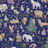 Coton liberty ® Christmas marine au mètre