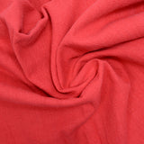 100% red washed linen