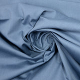 Gabardine polycoton sergé bleu polaire foncé
