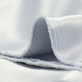 Crêpe satin polyester bleu nacré