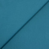 Gabardine polycoton sergé bleu canard