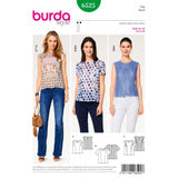 Patron Burda n°6525:  Top simple