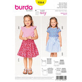 Patron Burda n°9364: Tee-shirt enfant