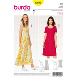 Burda Boss N ° 6496: Vestido de caché-coeur