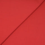 Gabardine polycoton sergé rouge