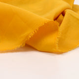 Voile de coton moutarde