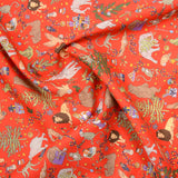 Coton liberty ® Christmas rouge au mètre